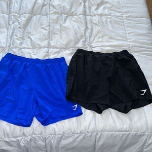 2-Pack Men’s XL GymShark 5-inch inseam Running Shorts